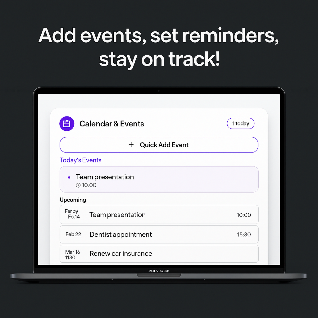 LifHive - Your Intelligent Life Organizer